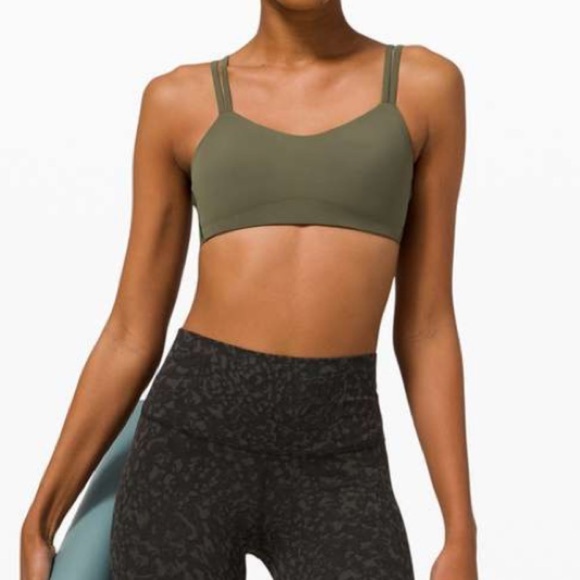Lululemon Like a Cloud Bra Light Support B/C Cup Army Green - Picture 3 of 16
